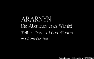 Ararnyn - Die Abenteuer eines Wichtel, Teil I: Das Tal des Riesen